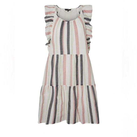 Vero Moda Boho cottage core  Tavi cotton Ruffles dress Sz S - Picture 3 of 14